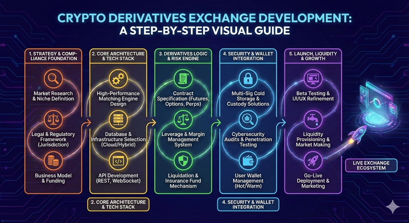 Step-by-Step Guide to Crypto Derivatives Exchange Development – Tech Blog